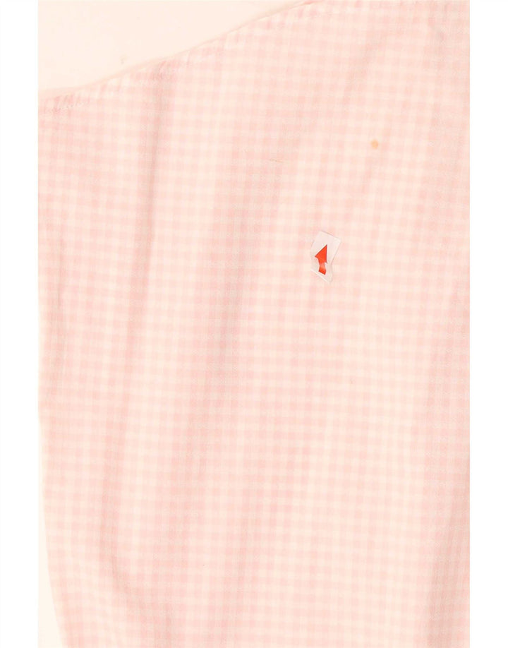 Tommy Hilfiger kortærmet skjorte til kvinder US 4 Small Pink Gingham
