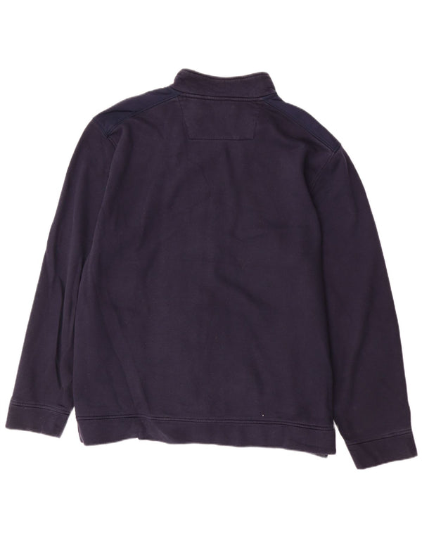 CALVIN KLEIN Træningsdragt til mænd Topjakke 2XL Marineblå Colourblock Polyester