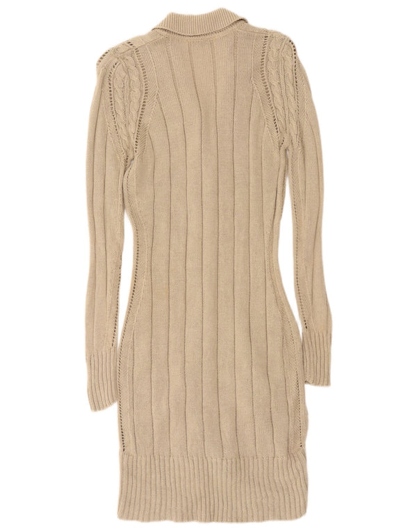 Whistler Womens Longline Cardigan Sweater UK 14 Medium Grey