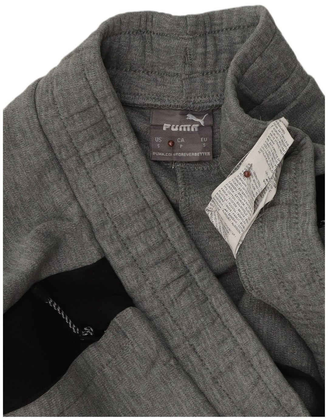 Puma Træningsdragtsbukser til mænd Små grå Colourblock Bomuld