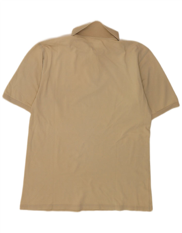 Trussardi herre poloshirt XL beige bomuld