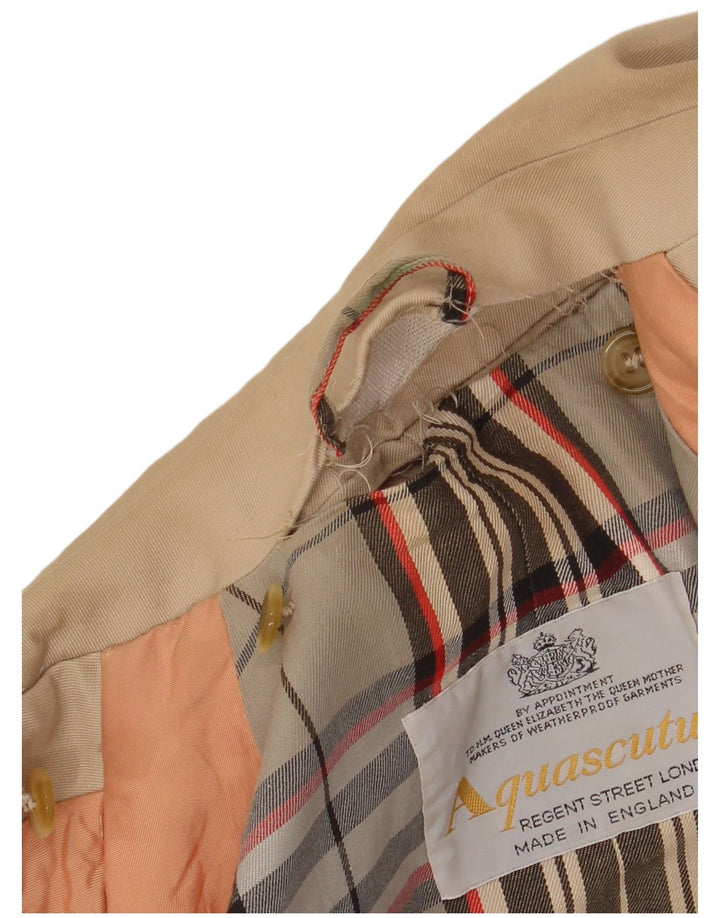 AQUASCUTUM Trench Coat til kvinder UK 14 Medium Beige