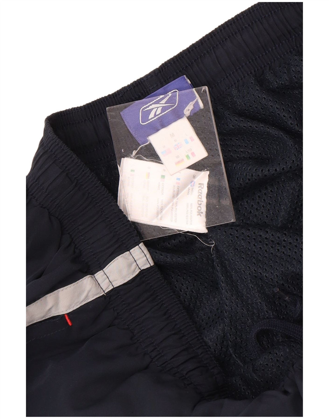 Reebok Herre Bermuda Sport Shorts Medium Navy Blue Polyester