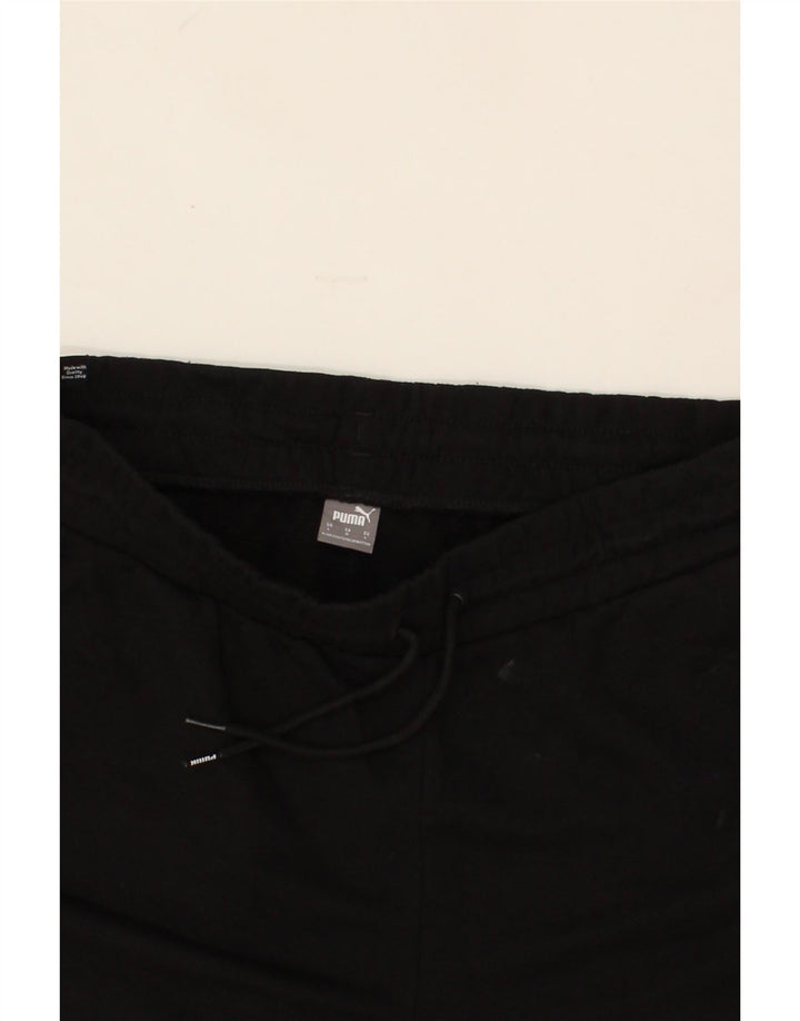 PUMA Mens Sport Shorts Large Black Cotton Vintage Puma and Second-Hand Puma from Messina Hembry 