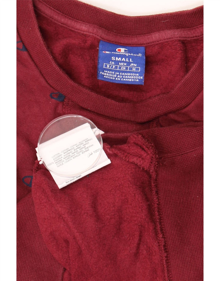 Champion Herre Grafisk Sweatshirt Jumper Lille Bourgogne bomuld