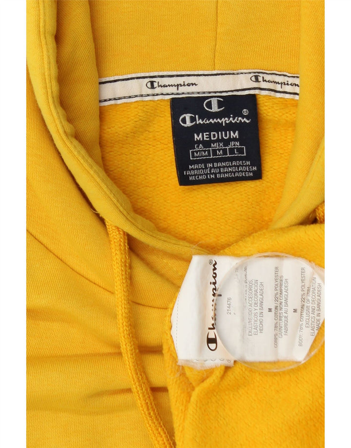Champion Herre grafisk hættetrøje Jumper Medium Gul Bomuld