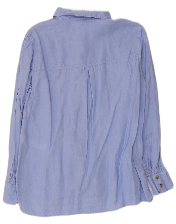 Massimo Dutti Dameskjorte EU 38 Lille Blå Linned