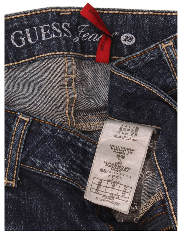 Guess Slim Jeans til kvinder W28 L28 Marineblå Bomuld