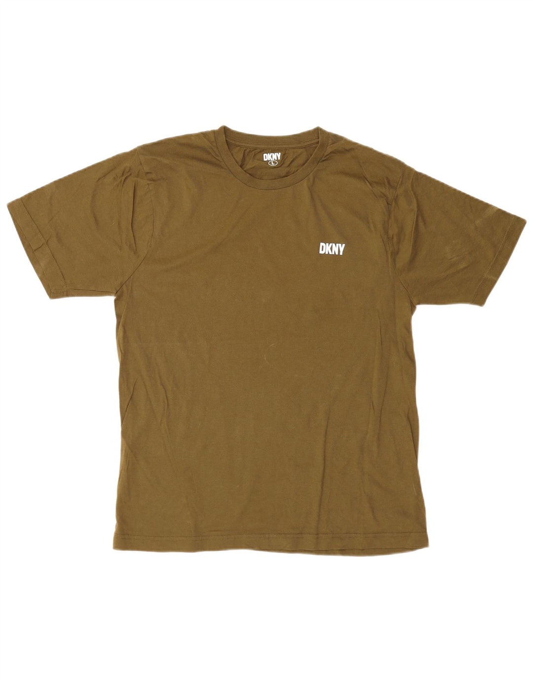 Dkny Herre T-Shirt Top Stor Khaki Bomuld