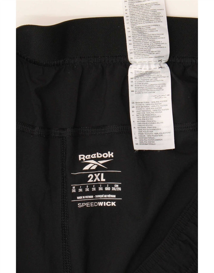 Reebok Herre Speedwick Sport Shorts 2XL Sort Polyester