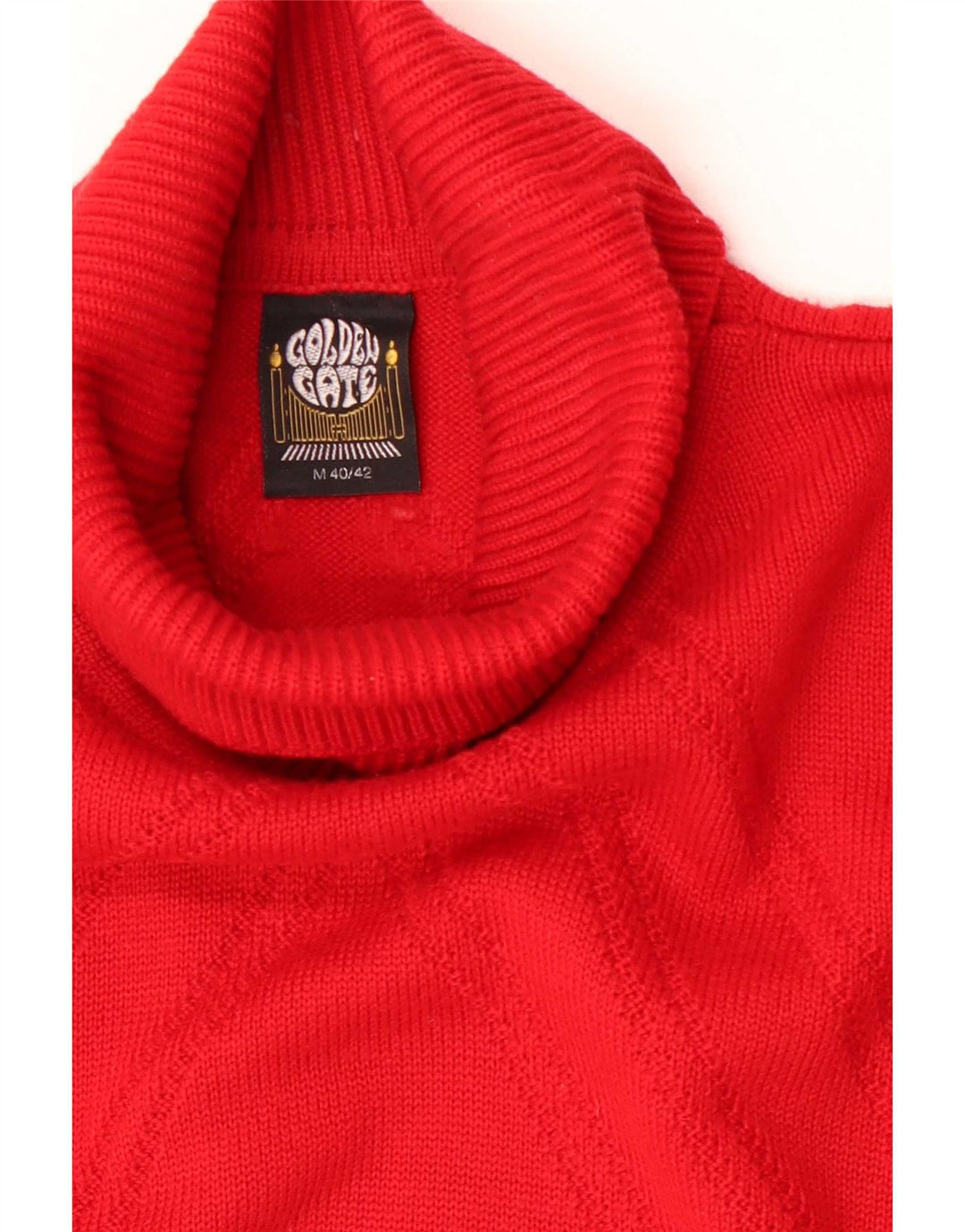 Golden Gate Dame Oversized trøje med rullehals EU 40/42 Medium Rød