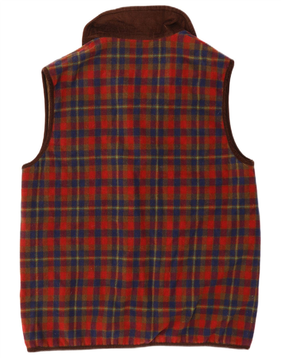 Ulla Popken Womens Reversible Gilet UK 20 2XL Brun Uld