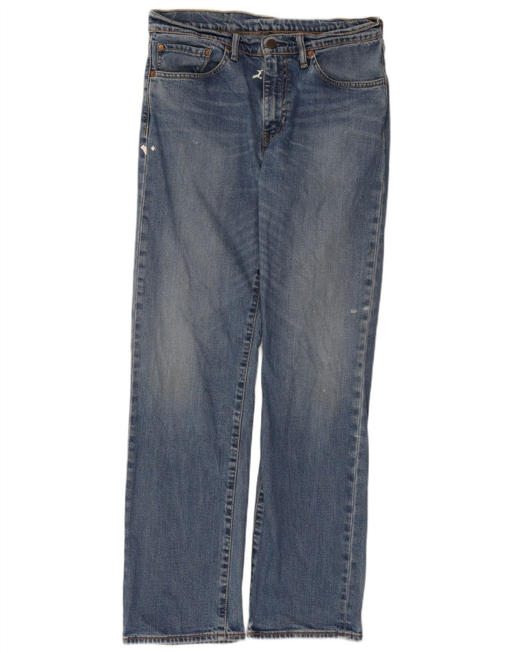 Levi's Herre 751 Straight Jeans W32 L32 Blå Bomuld