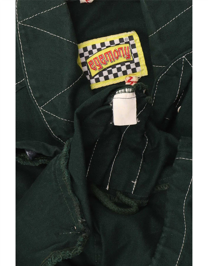 Egemony Herre Graphic Utility Jacket UK 42 XL Grøn Polyester