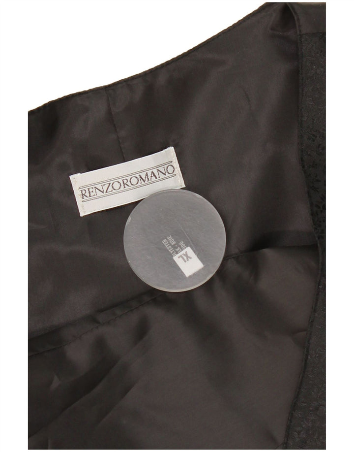 Renzo herrevest XL sort polyester