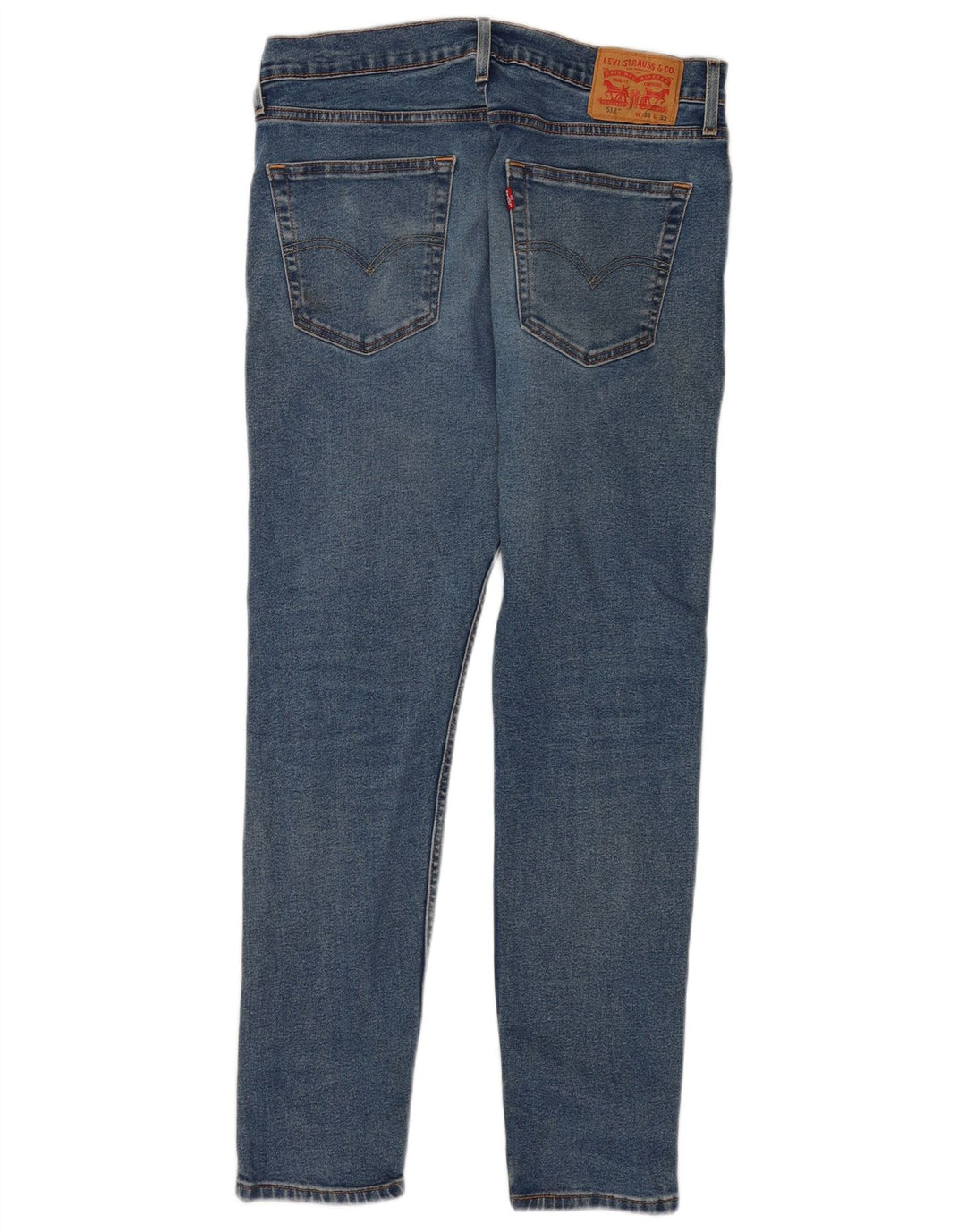 Levi's Herre 512 Slim Tapered Jeans W32 L32 Blå Bomuld
