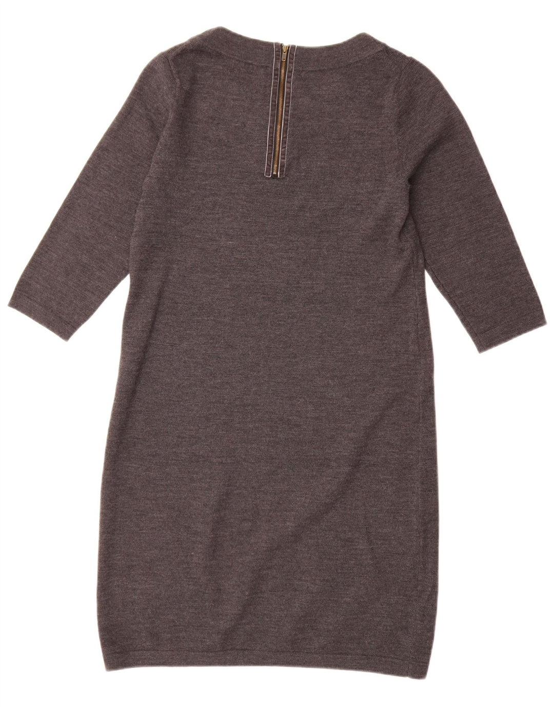 Boden Dame 3/4 ærmet Jumper Dress UK 12 Medium Grå