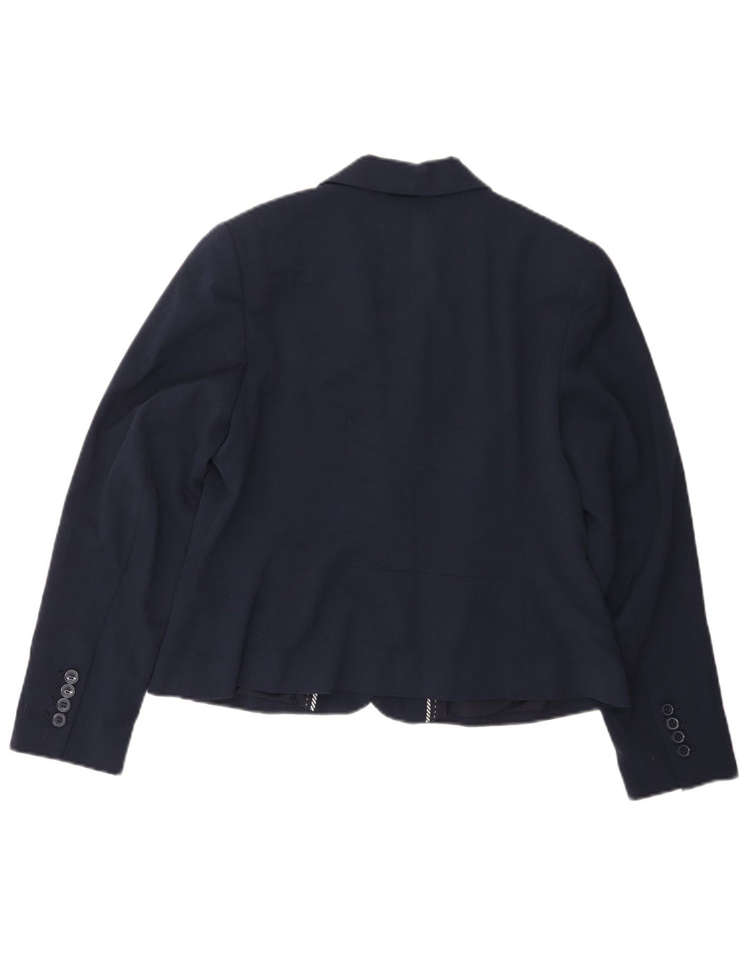Marks & Spencer Dame 2 Button Blazer Jacket UK 14 Medium Navy Blue
