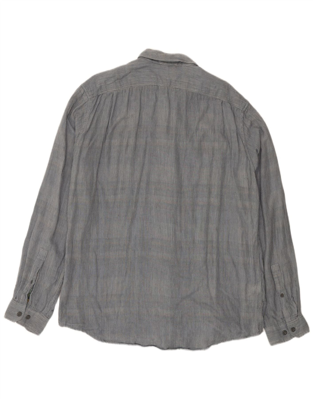 EDDIE BAUER Herre Tall Classic Fit skjorte Stor blå bomuld