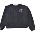 JACK WILLS Womens Graphic Sweatshirt Jumper UK 10 Small Black Cotton | Vintage | Thrift | Second-Hand | Used Clothing | Messina Hembry 