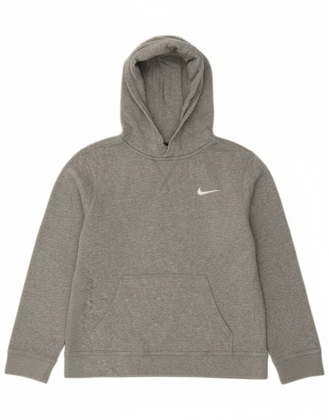 Nike Boys Hoodie Jumper 10-11 år Medium Grå Flecked