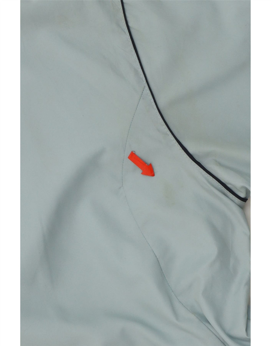ASICS Womens Tracksuit Top Jacket UK 14 Medium Blue Colourblock Polyester Vintage Asics and Second-Hand Asics from Messina Hembry 