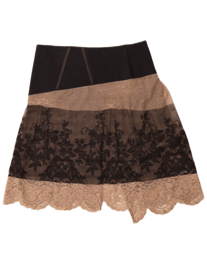 Sportalm Wrap-nederdel til kvinder EU 36 Small W30 Brown Floral Polyester