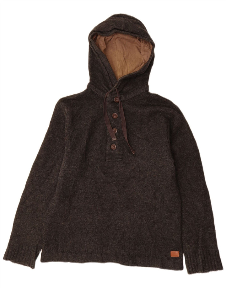 White Stuff Herre hættetrøje trøje mellemgrå uld