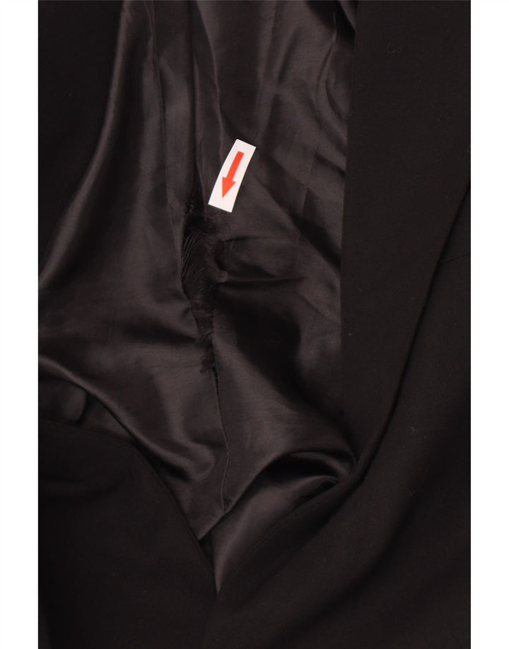Zara Herre 2-knaps blazerjakke EU 54 XL Sort viskose