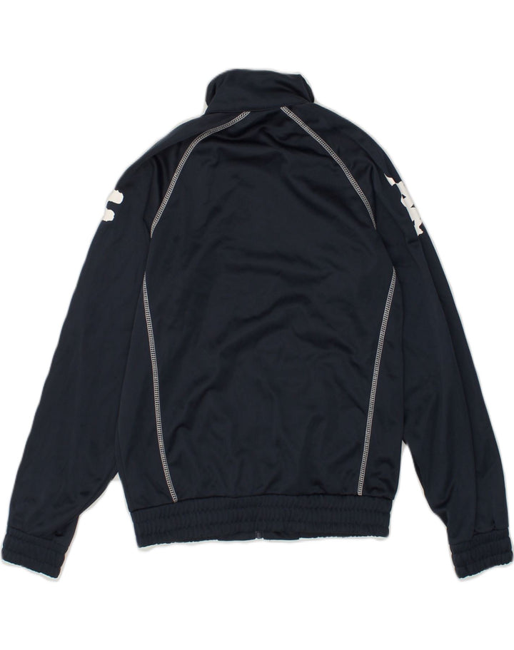 KAPPA Boys Tracksuit Top Jacket 11-12 Years Navy Blue Polyester | Vintage Kappa | Thrift | Second-Hand Kappa | Used Clothing | Messina Hembry 
