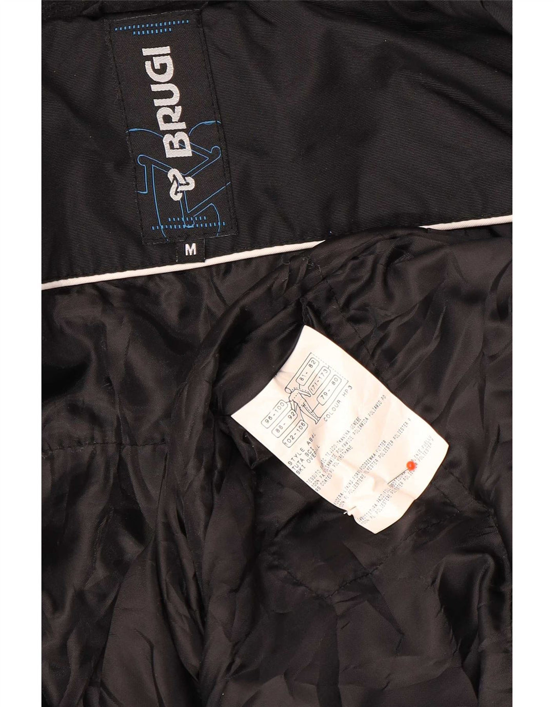 Brugi Herre Grafisk Hætte Ski Jumpsuit Medium Sort Colourblock Polyamid