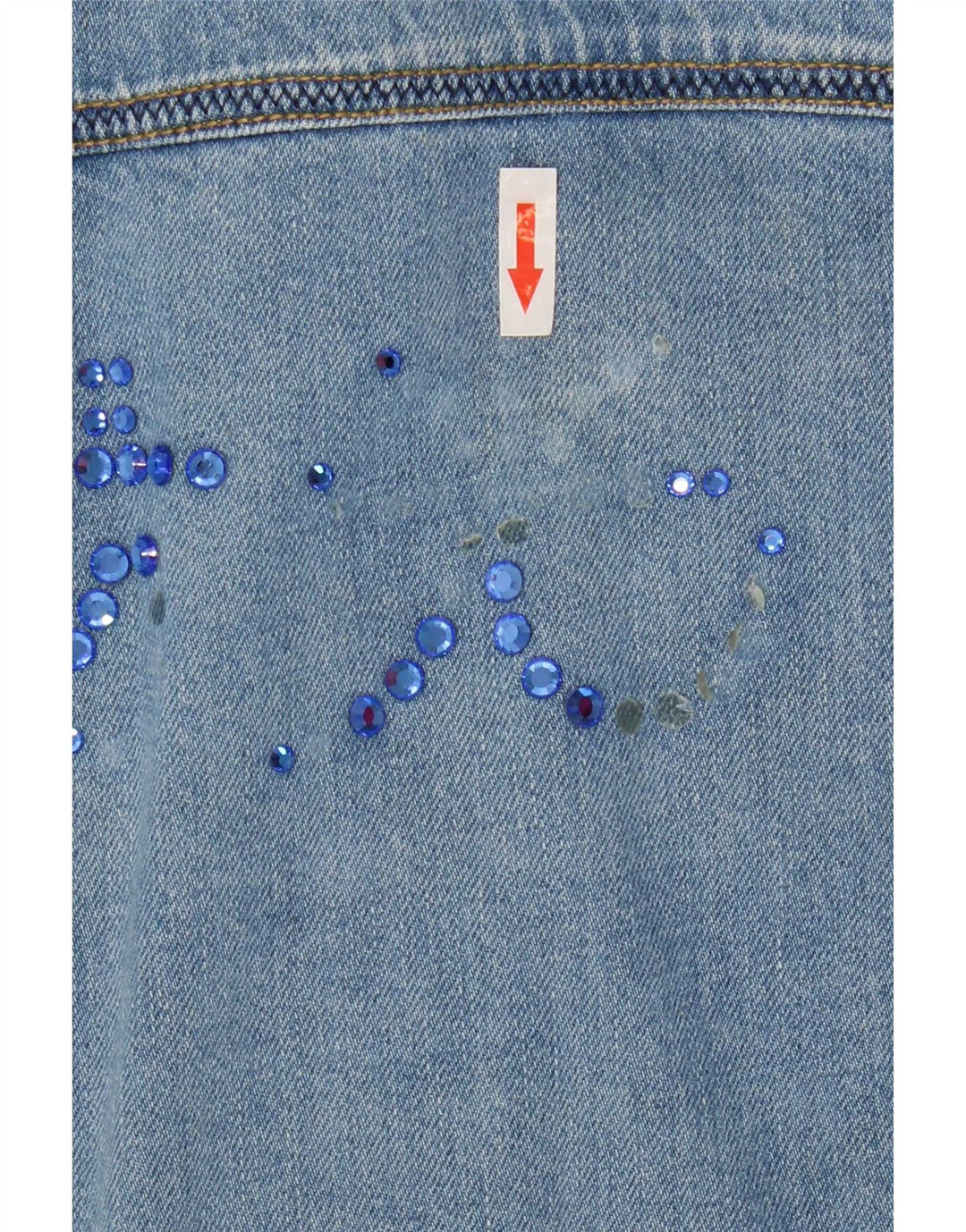 Antonette Dame denimjakke UK 18 XL Blå Bomuld