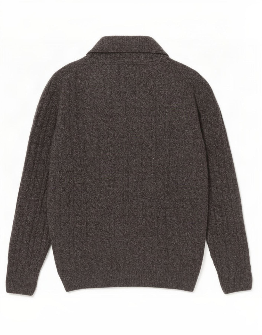 Massimo Dutti Herre Cardigan Sweater Stor Grå Uld
