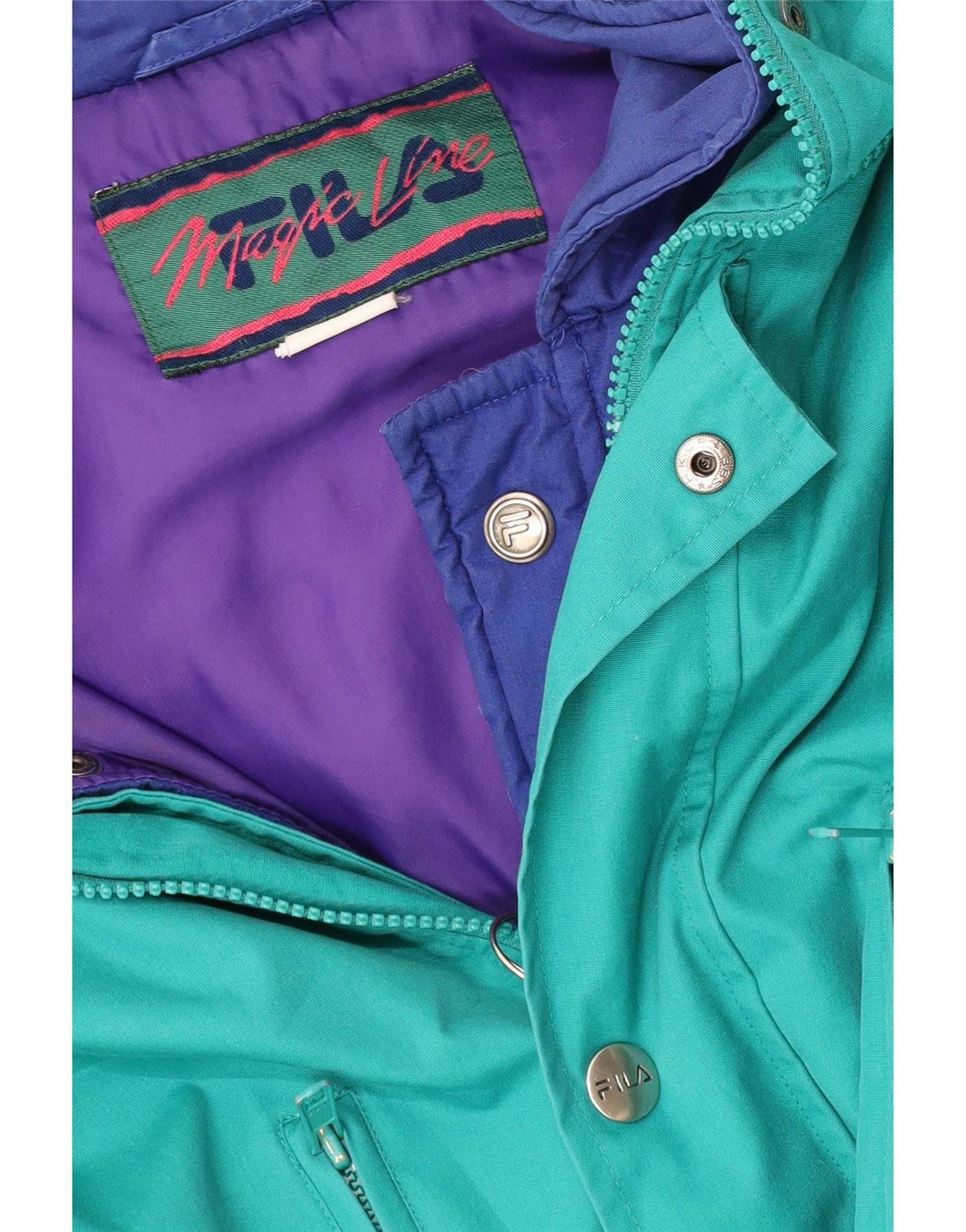 Fila Herre Magic Line Polstret Skijakke Small Green Sports