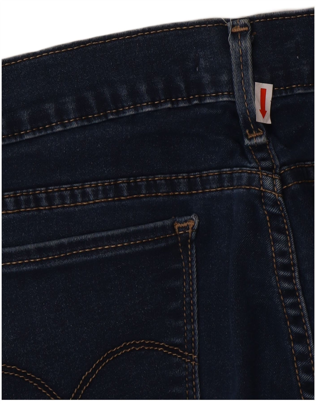 Levi's Dame 710 Super Skinny Jeans W32 L30 Marineblå Bomuld