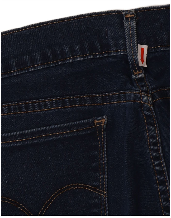 Levi's Dame 710 Super Skinny Jeans W32 L30 Marineblå Bomuld