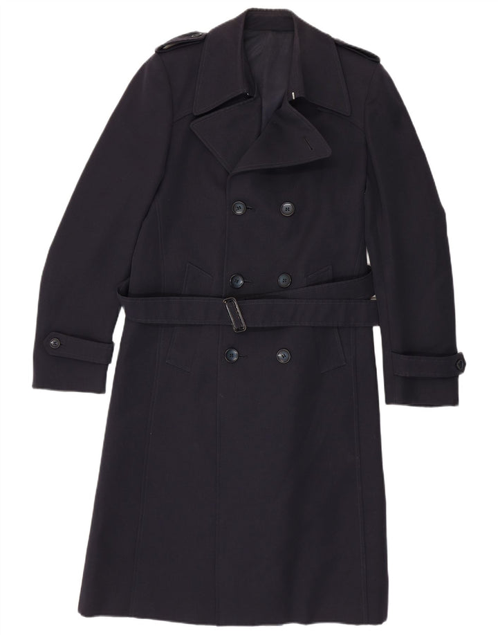 Salco Dame Trench Coat UK 10 Small Navy Blue