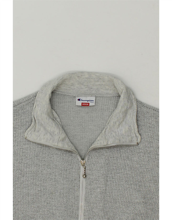 CHAMPION Womens Tracksuit Top Jacket UK 14 Medium Grey Vintage Champion and Second-Hand Champion from Messina Hembry 