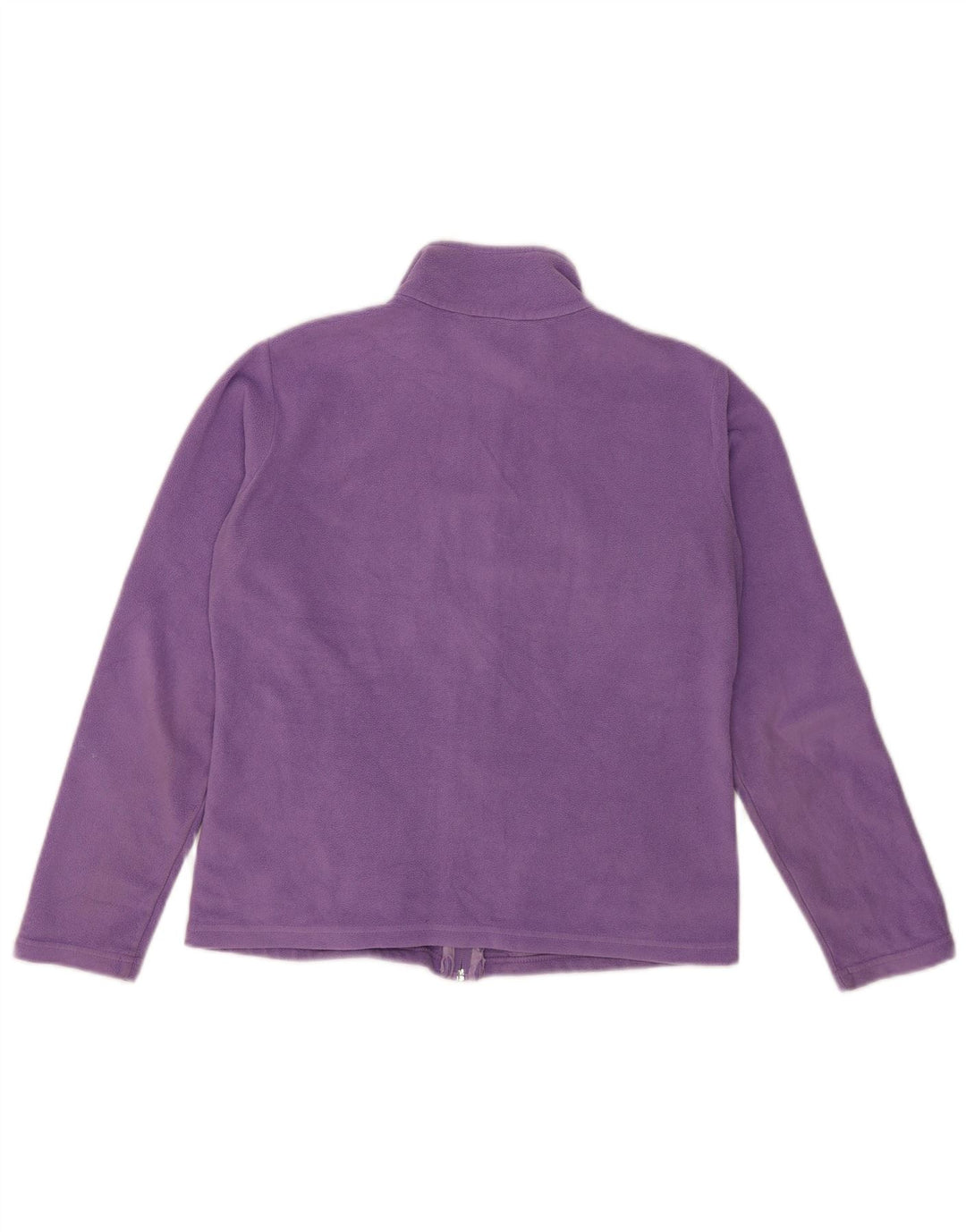 Marks & Spencer Fleecejakke til kvinder UK 12 Medium Lilla Polyester
