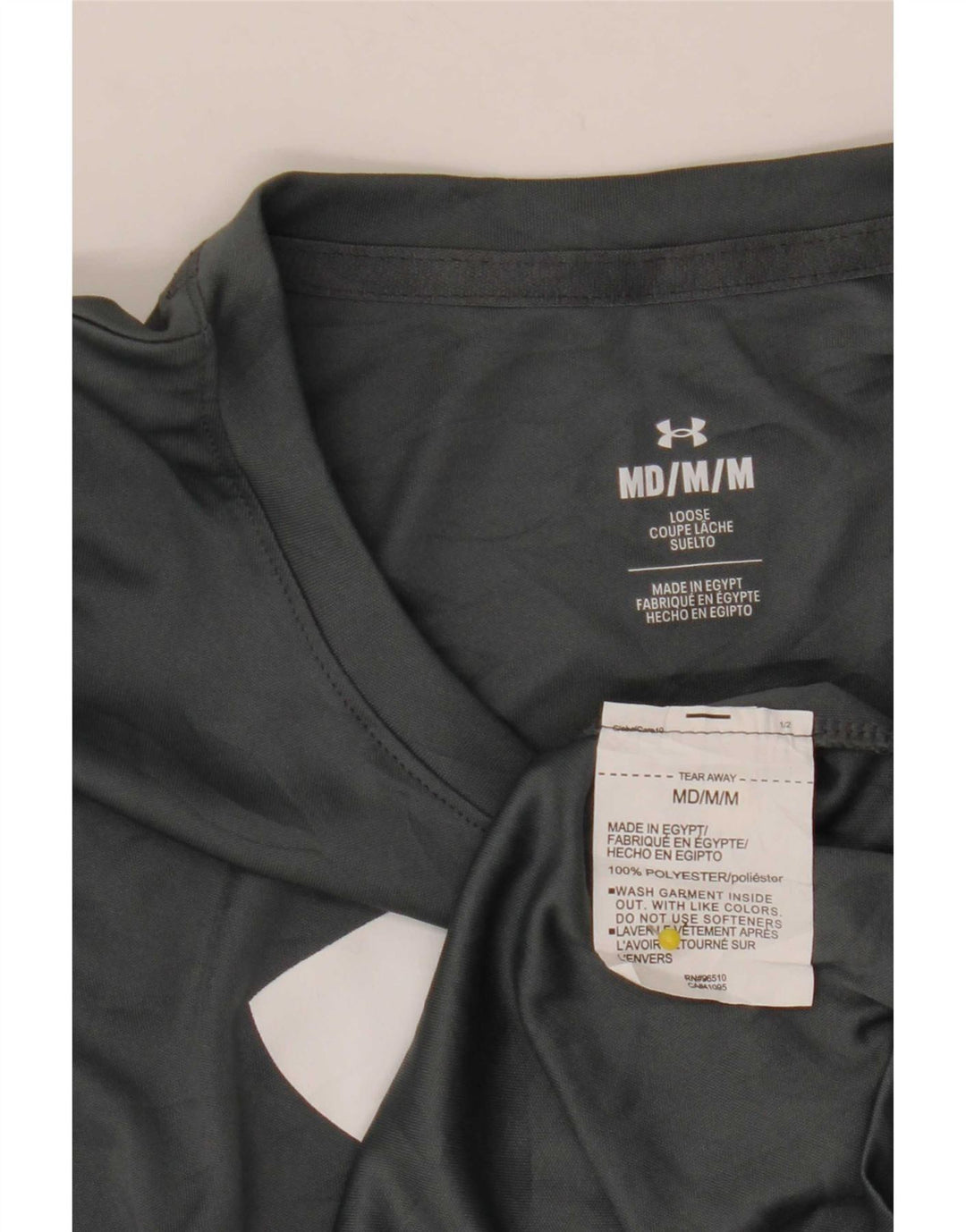 Under Armour Herre grafisk T-shirt Top mellemgrå polyester