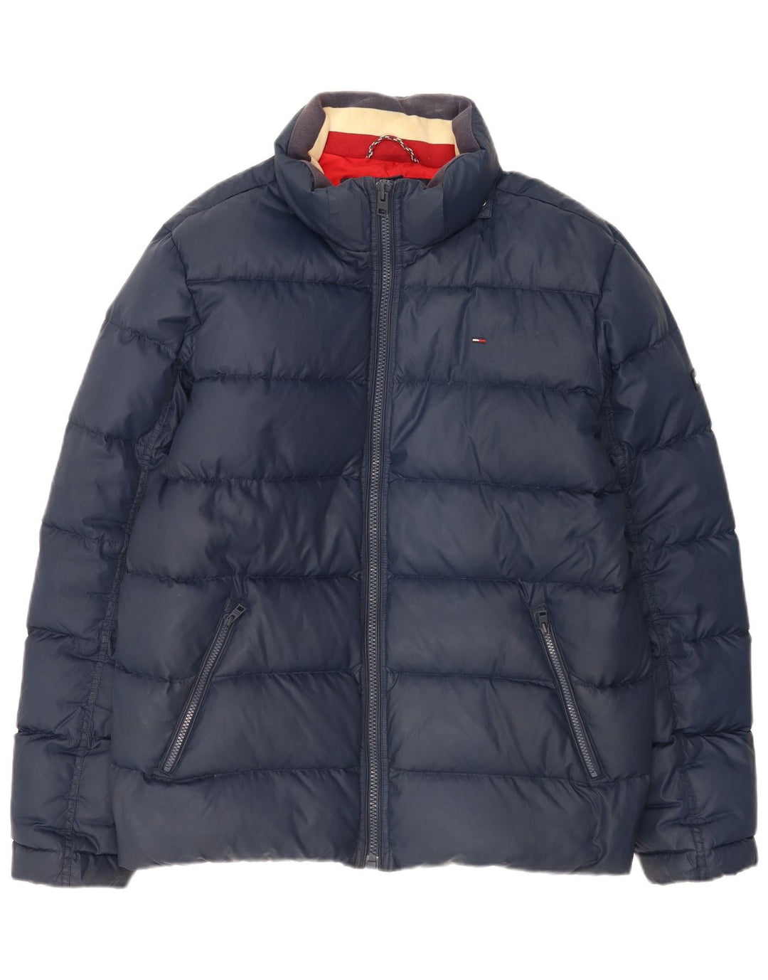 Tommy Hilfiger Herre Polstret Jakke UK 44 2XL Navy Blue Polyester