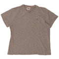 Tommy Hilfiger Herre T-Shirt Top Stor Grå Flecked Bomuld