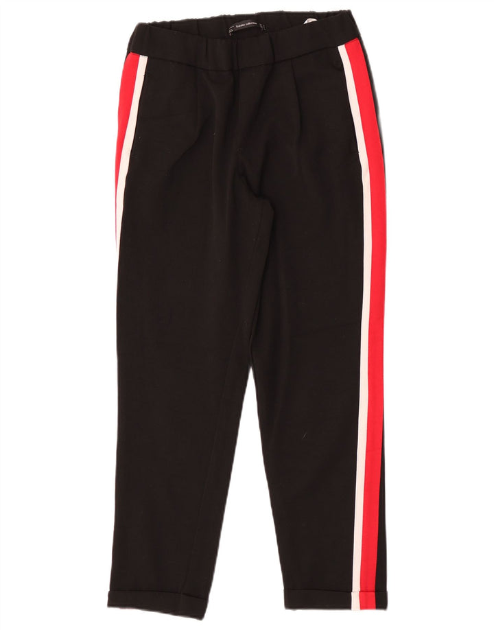 Zara træningsdragtbukser til kvinder Small Black Colourblock Polyester