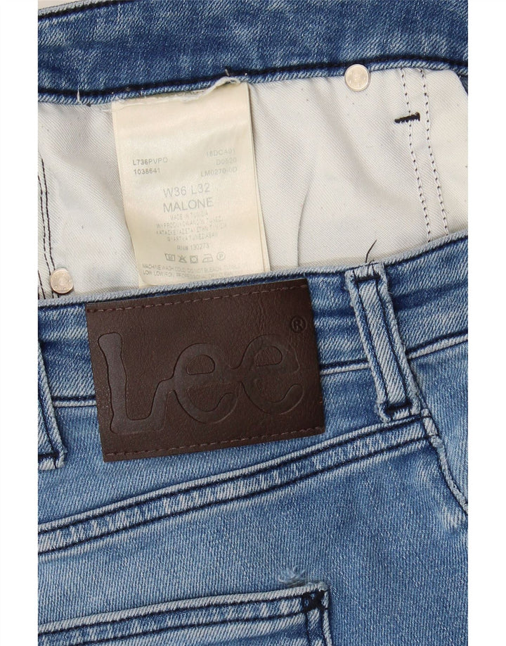LEE Mens Malone Straight Jeans  W36 L26 Blue Cotton Vintage Lee and Second-Hand Lee from Messina Hembry 