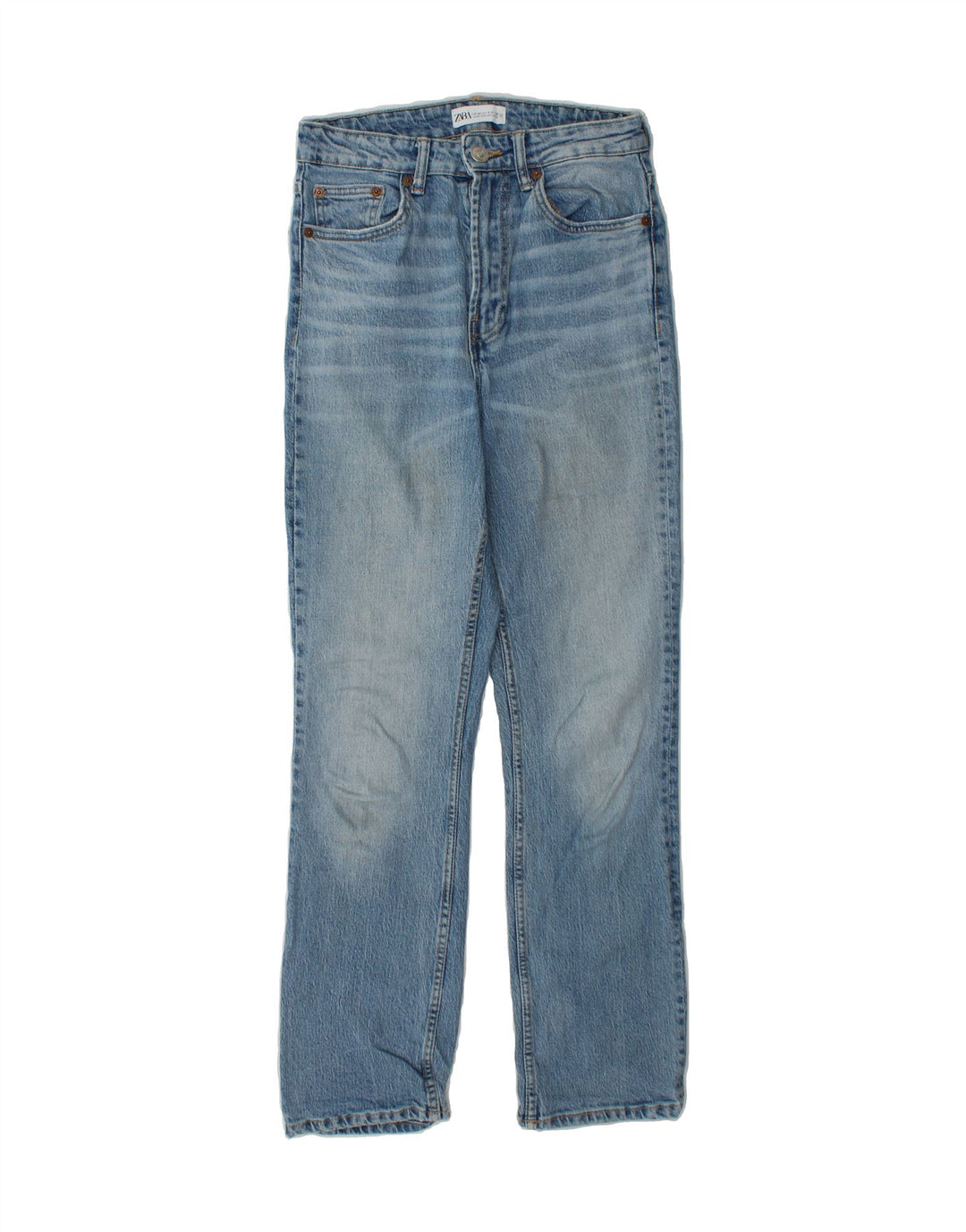 ZARA Womens Straight Jeans EU 36 XS W26 L30 Blue Vintage Zara and Second-Hand Zara from Messina Hembry 