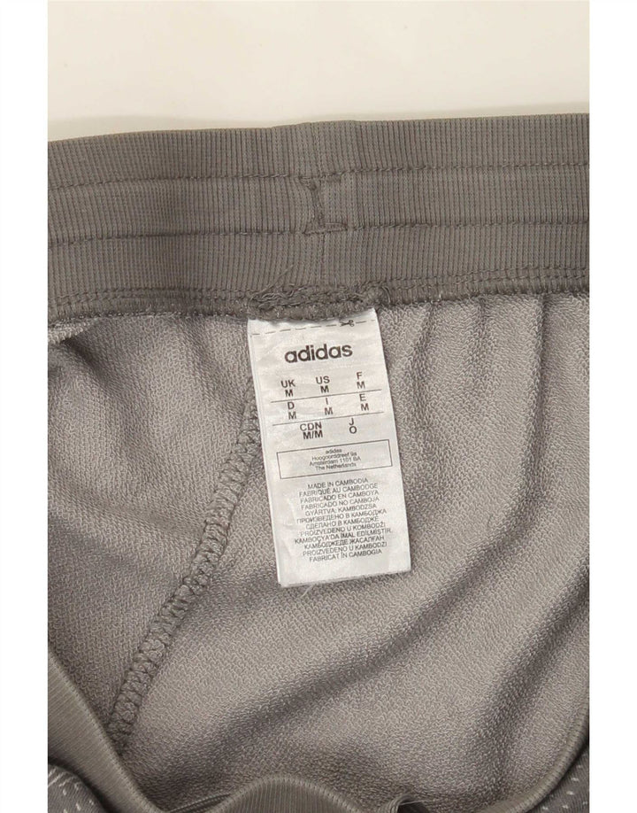 Adidas Herre Sportshorts Medium Grå Geometrisk Bomuld