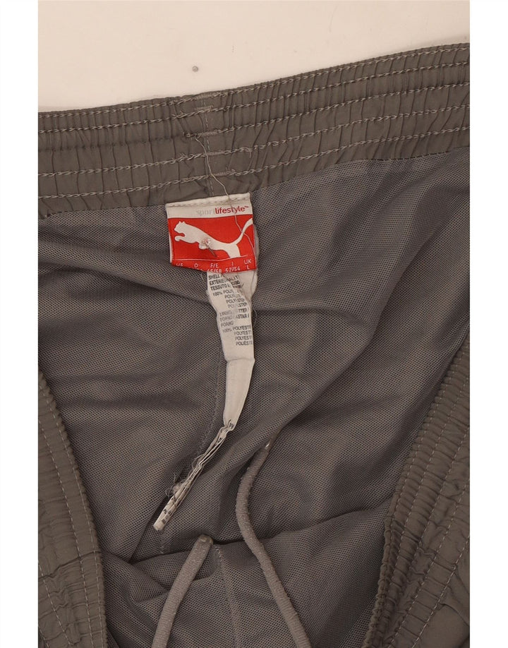 Puma Herre grafiske sportsshorts store grå polyester