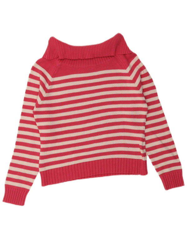 725 Originals piger rullehals sweater 11-12 år XL Pink stribet