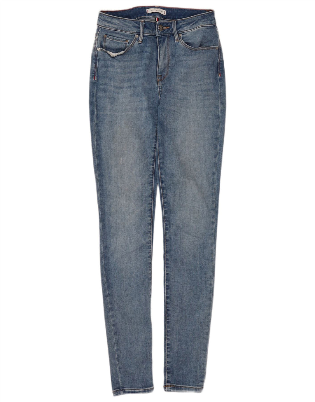 Tommy Hilfiger Dame Como Jegging Jeans W28 L32 Blå Bomuld