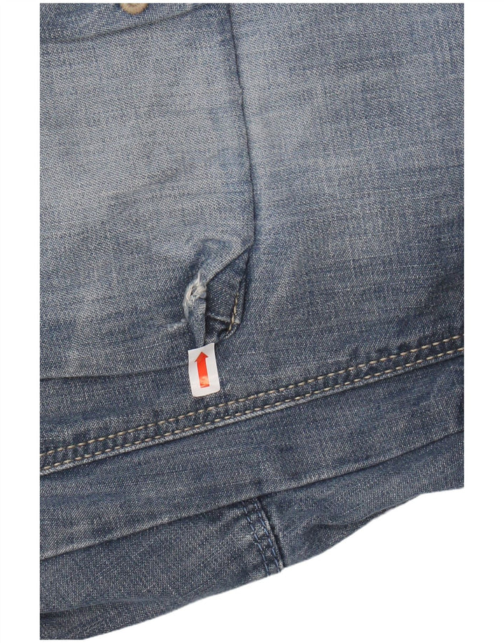 GUESS Herre Cargo Denim Shorts W33 Medium Blue